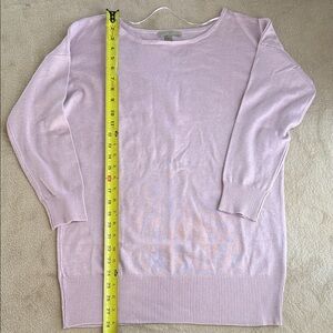 One A Soft Lavender Crew Neck Sweater - Women’s Size Large